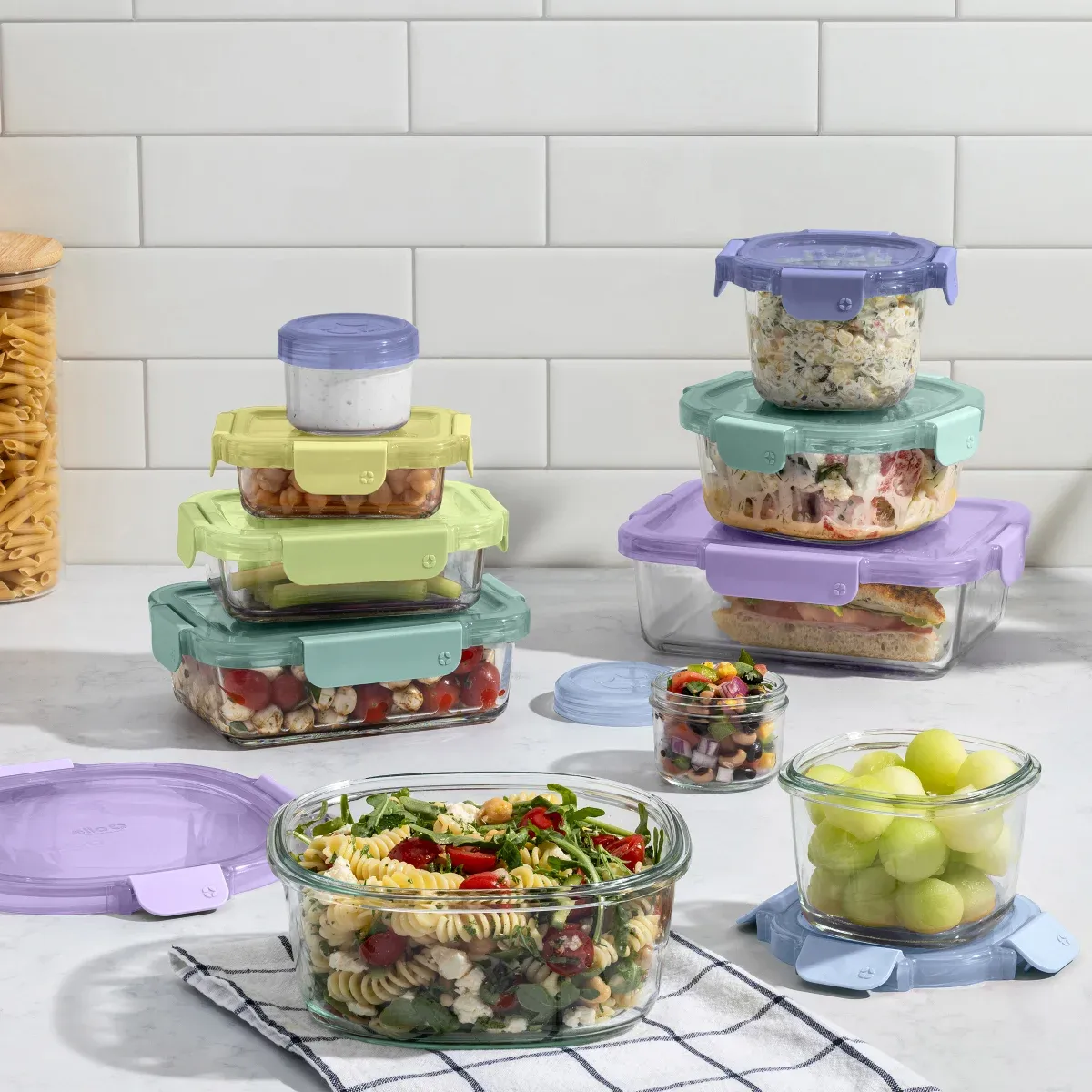 Ello Glass Food Storage 20 Piece Set