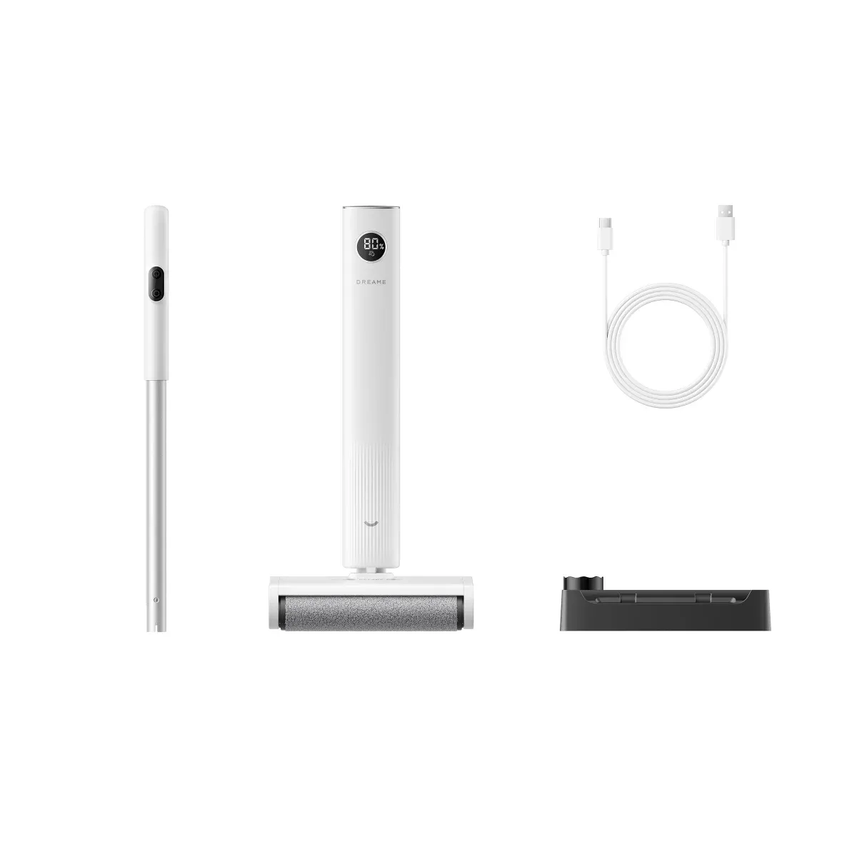 Dreame FloorX 100 Plus Cordless Floor Washer with 2 Bonus Roller Brushes Colour White