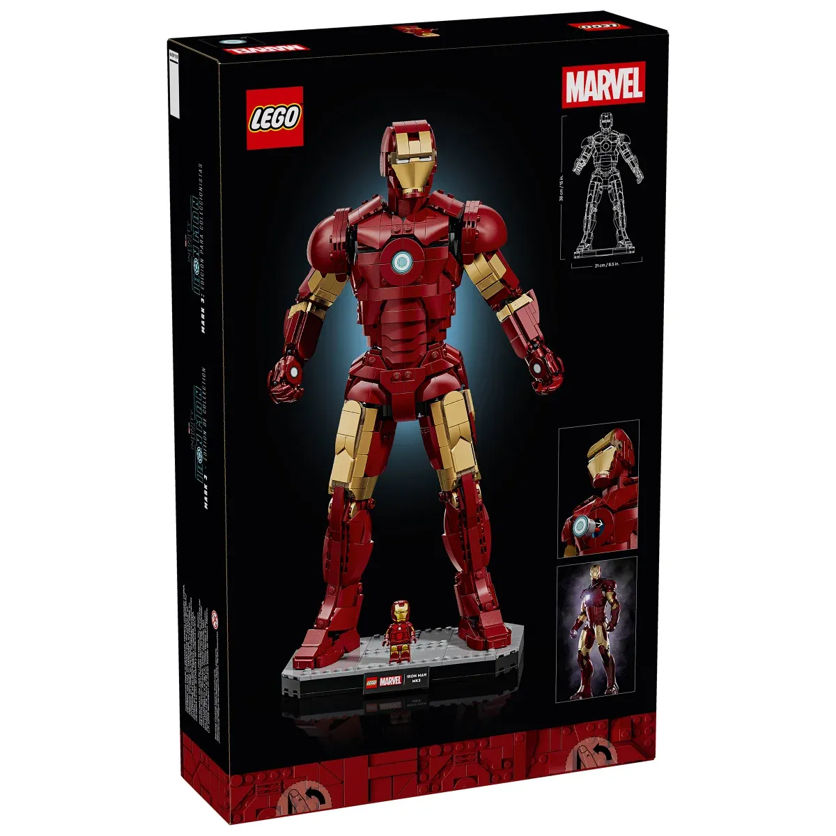 LEGO Marvel Iron Man Mark 3 Collectors’ Edition 76344