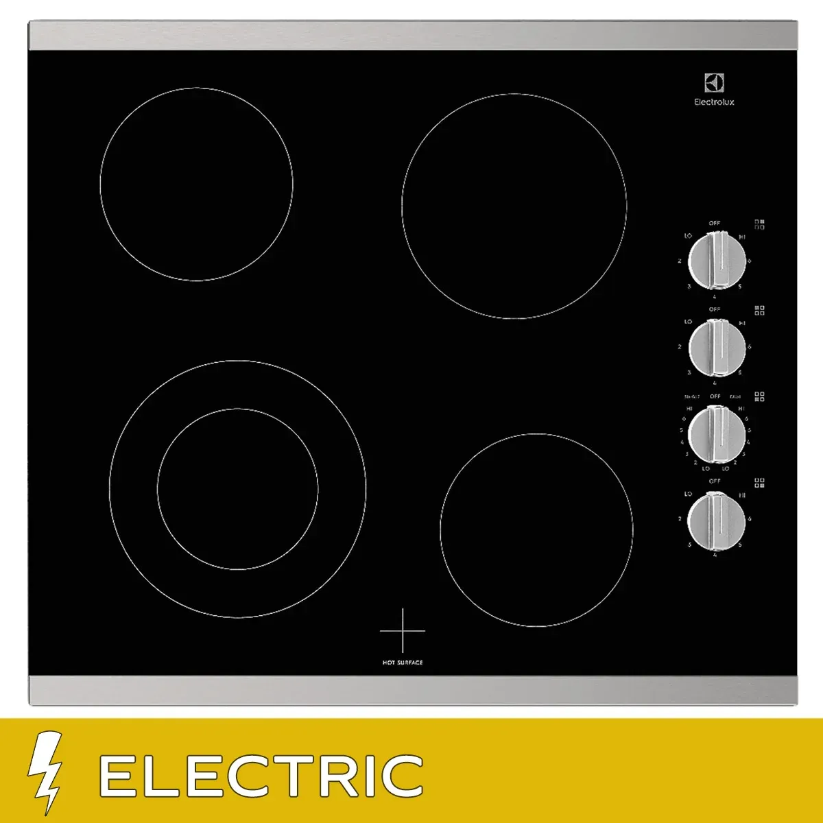 Electrolux 24 in. Stainless Steel Electric Cooktop  Color Stainless Steel