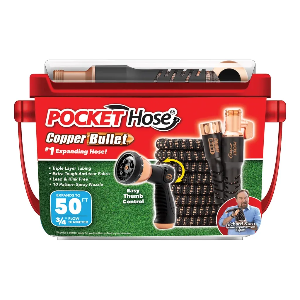 Copper Bullet Pocket-hose  50 ft.