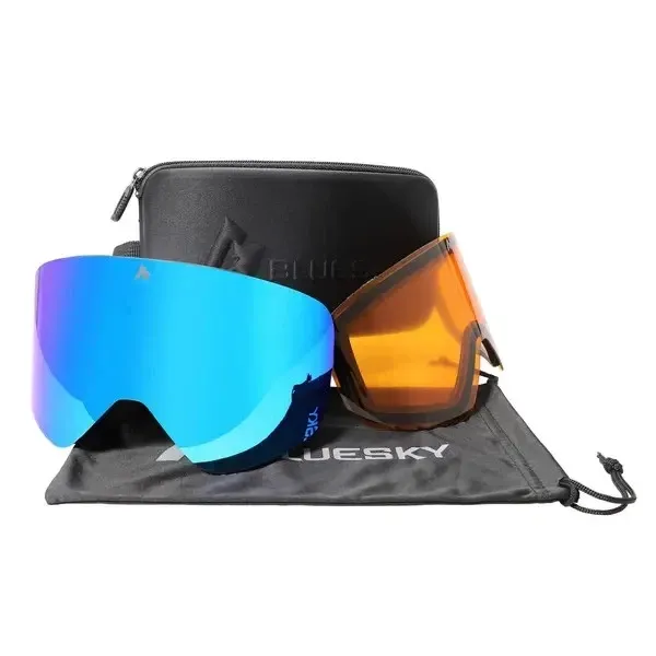 BLUESKY Youth Snow Goggles with Magnetic Quick Change Lens System