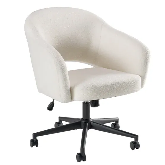 Fairfax Fabric Office Chair  Colour: Cream