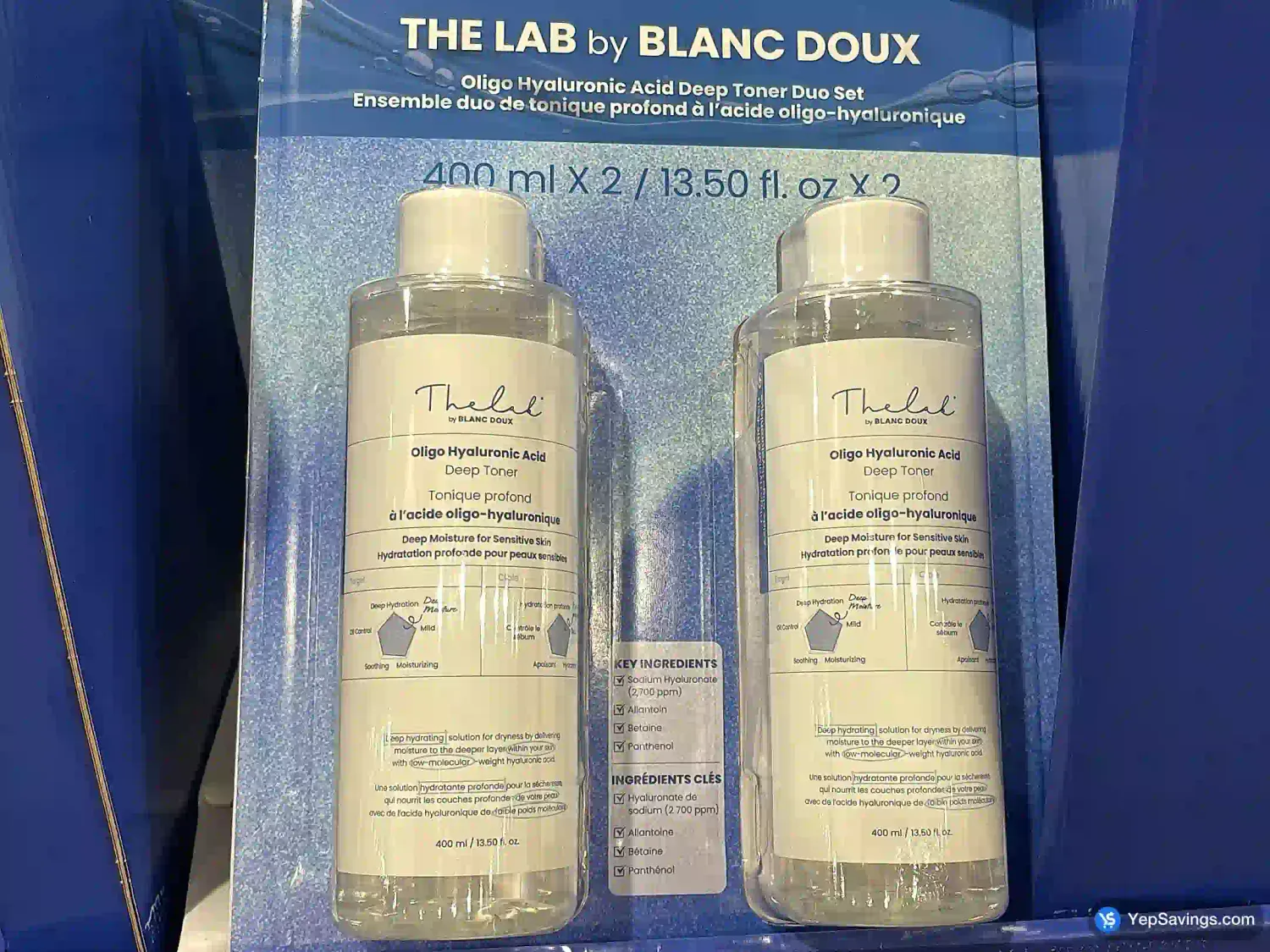 THE LAB BY BLANC DOUX OLIGO HYALURONIC ACID 2 x 400 mL
