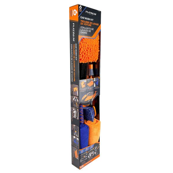PLATINUM SERIES CAR WASH KIT 6 PIECE
