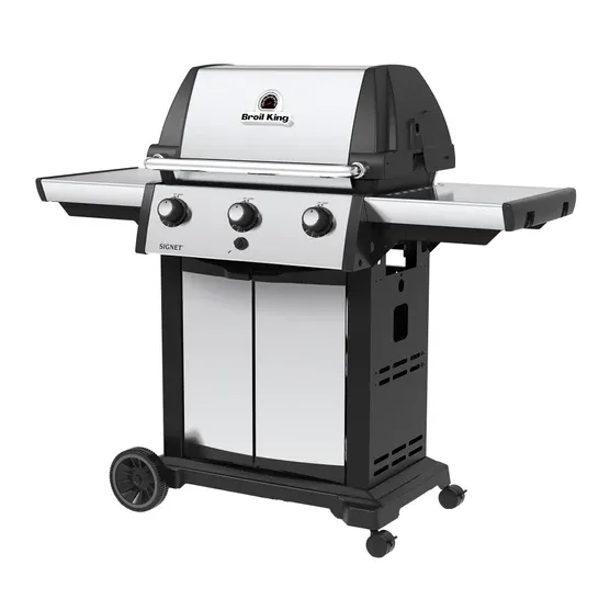 Broil King Signet 320 PRO 3 Dual - Tube Burner Propane BBQ with Cover