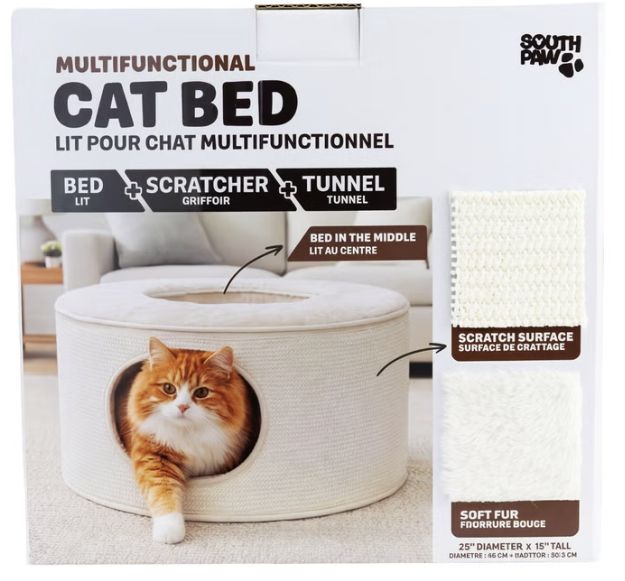 South Paw Multi–functional Cat Tunnel and Bed
