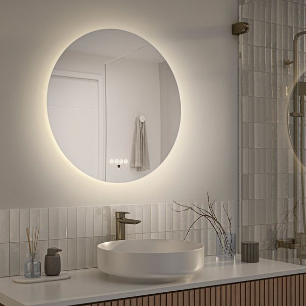 Artika Milan LED Wall Mirror With Integrated Defogger