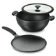 Tradmontina Deep Kadai &amp; Tawa Set 3 Pieces