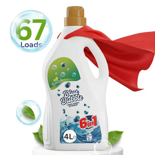 BlueBubble Liquid Laundry Detergent 4.L. 67 Loads Planet (ORGANIG )