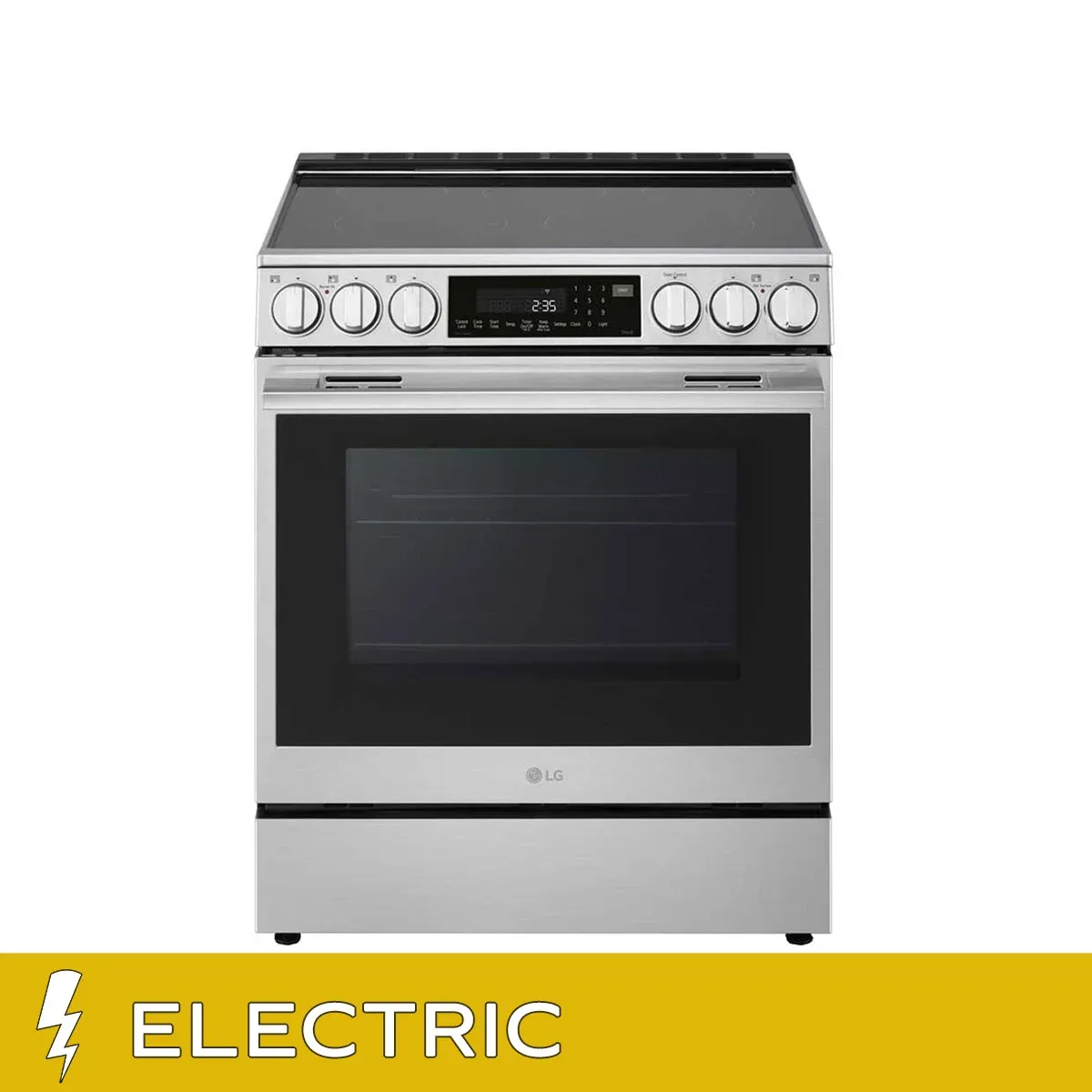 LG 30 in. 6.3 cu ft. Stainless Steel Slide-in Electric Range with Air Sous Vide