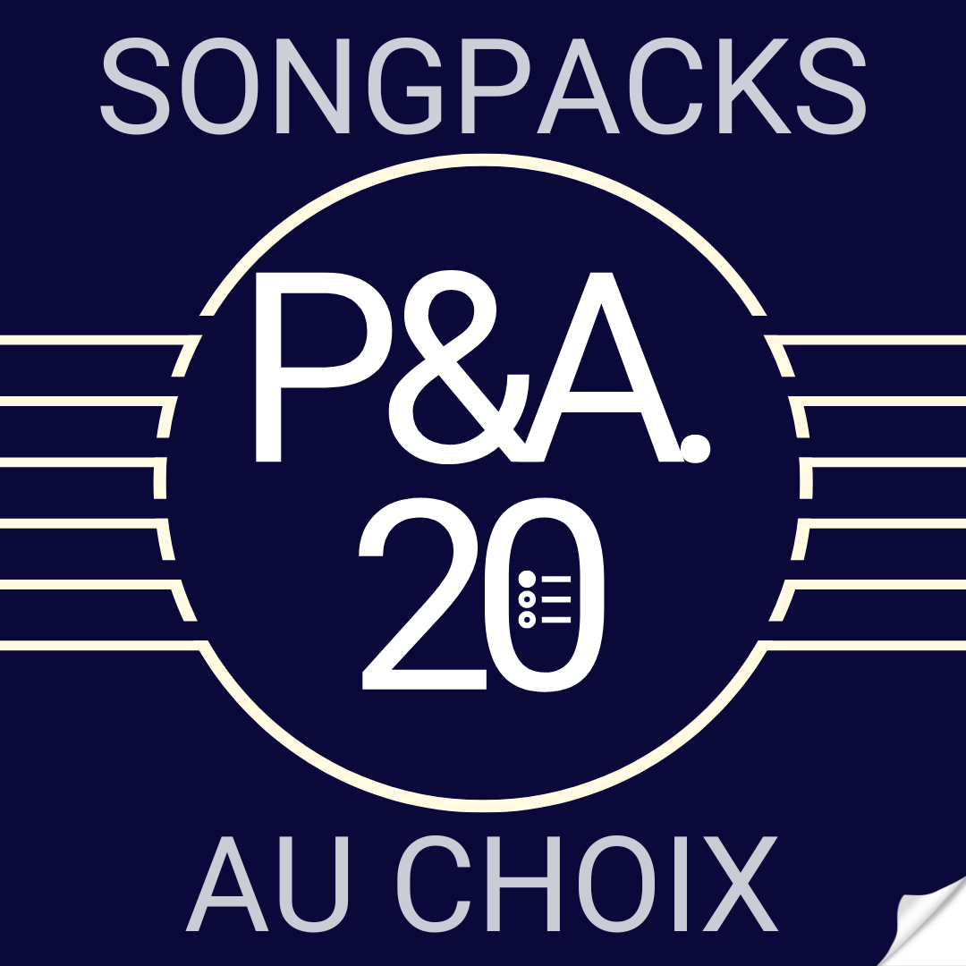 P&amp;A. 20 - Lot de 20 SongPacks au choix