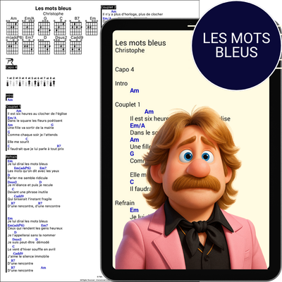 Les mots bleus
