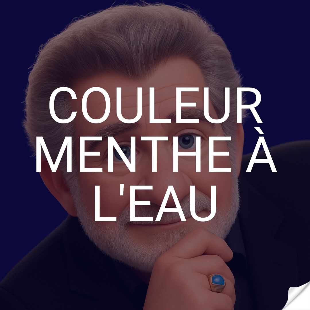 Couleur menthe à l'eau