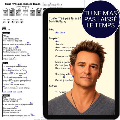 Tu ne m'as pas laissé le temps