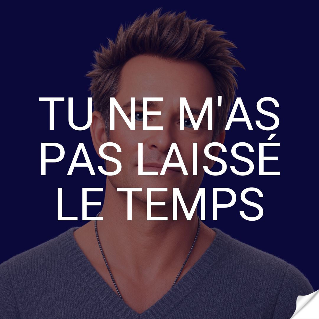 Tu ne m'as pas laissé le temps