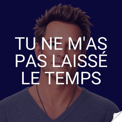 Tu ne m'as pas laissé le temps