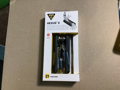 Topeak Hexus X Multi Tool: Black