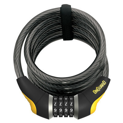 OnGuard DOBERMAN COIL COMBO Cable lock 185CM x 12MM
