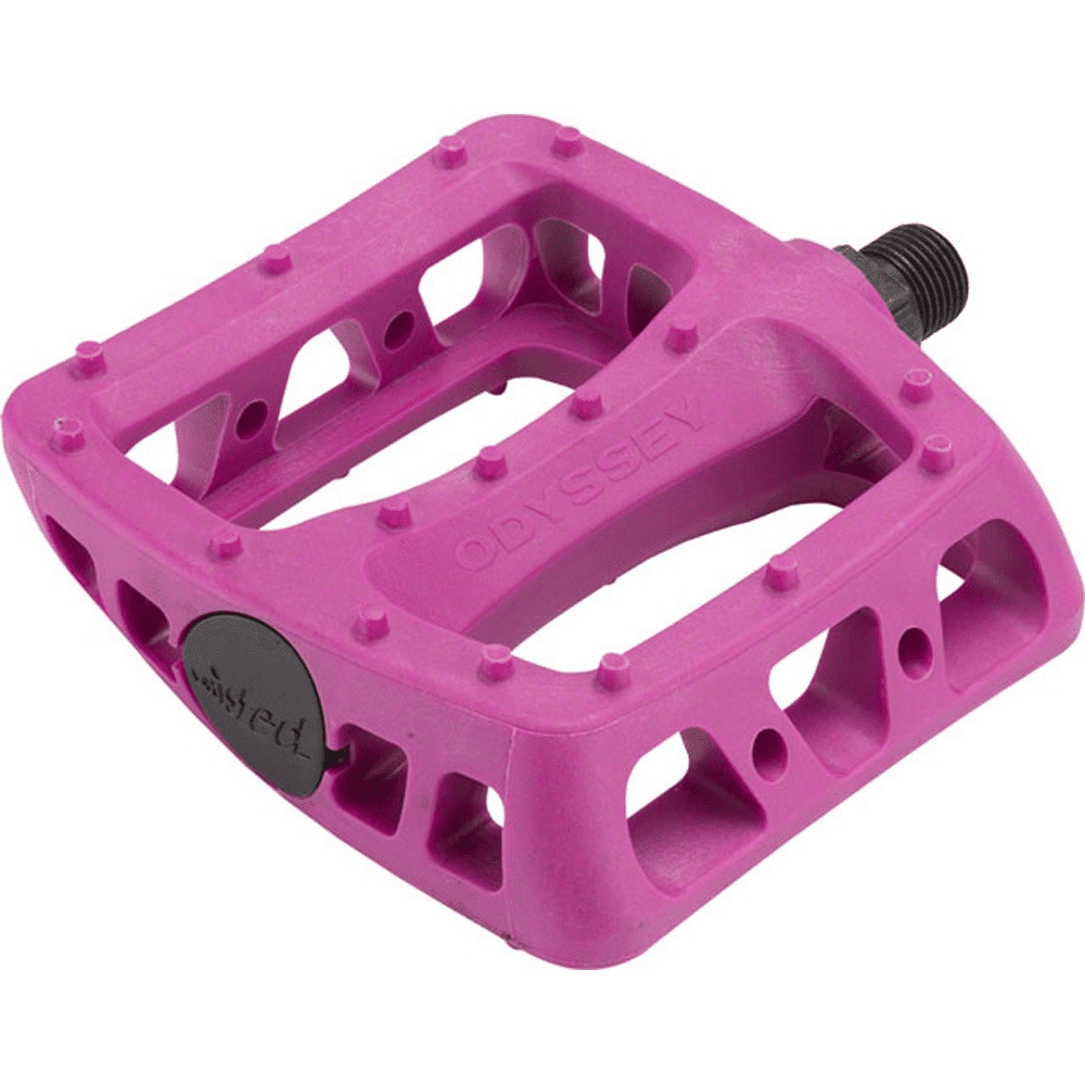 Odyssey Twisted PC Pedals - Platform, Composite/Plastic, 9/16", Purple