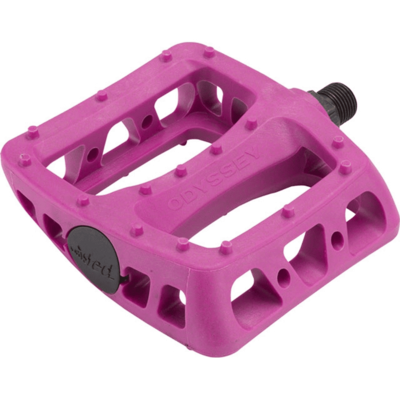 Odyssey Twisted PC Pedals - Platform, Composite/Plastic, 9/16", Purple