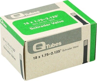 Q-Tubes 18" x 1.75-2.125" Schrader Tube 118g