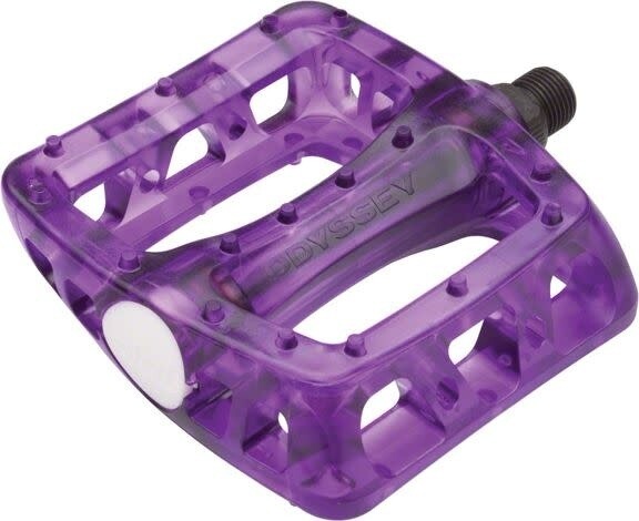 Odyssey Twisted PC Pedals 9/16" Clear Purple, Grape