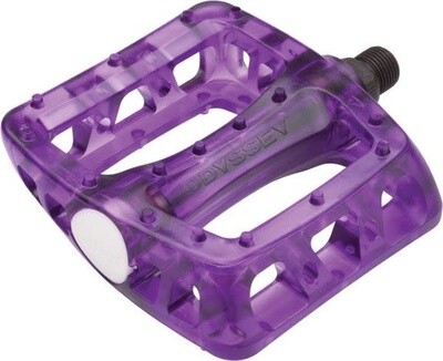 Odyssey Twisted PC Pedals 9/16" Clear Purple, Grape