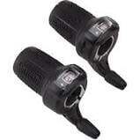 microSHIFT DS85 Twist Shifter Set, 7-Speed, Triple, Optical Gear Indicator, Shimano Compatible