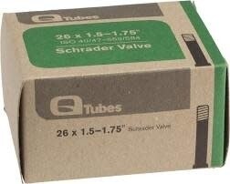 Q-Tubes 26" x 1.5-1.75" Schrader Valve Tube 165g