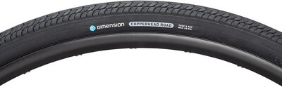 Dimension Copperhead Tire - 700 x 40, Clincher, Wire, Black, 33tpi