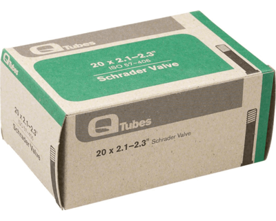 Q-Tubes 20" x 2.1-2.3" Schrader Valve Tube 152g *Low Lead Valve*
