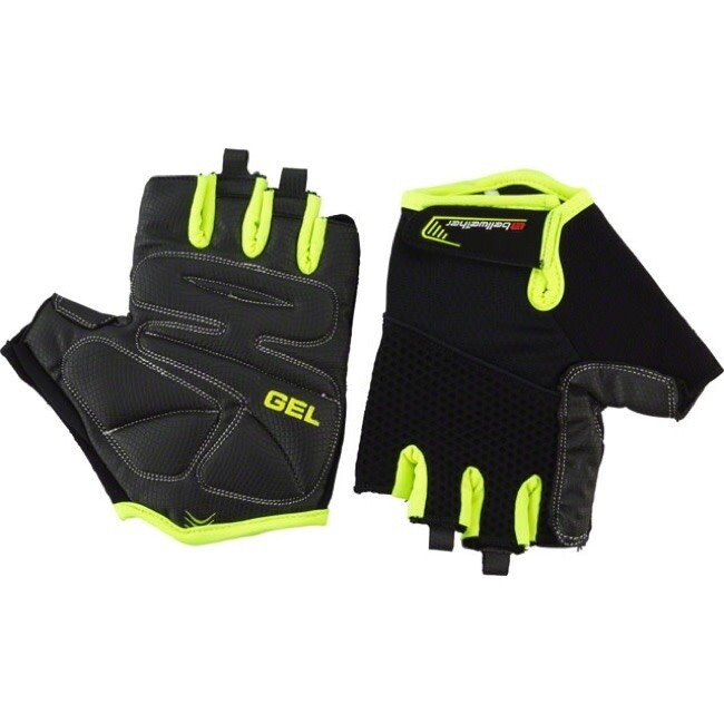 Bellwether Gel Supreme Gloves - Hi-Vis Yellow, Short Finger, Men's, X-Large