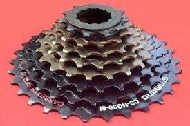 SHIM CSST,ACERA,8SPD,11-32T CS-HG30-8I,IG/HG,BROWN/BLACK