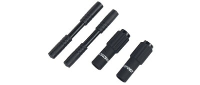 Jagwire Sport 4mm Mini Inline Cable Tension Adjusters Pair, Black