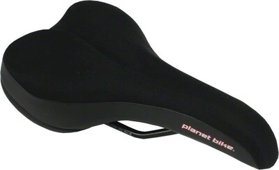 Planet Bike Comfort Gel Saddle - Steel, Black, Men's