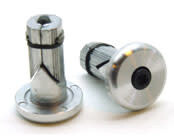 Primo Aluminum Bar Ends- Silver