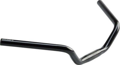 Dimension 25.4 Urban Cruiser Bar, 620mm Wide, 55mm Rise, 40 degree Sweep, Black
