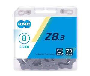 KMC Z8.3 Chain - 8-Speed, 116 Links, Gray