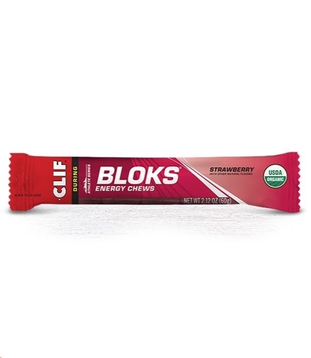 Clif Shot Bloks: Strawberry, each