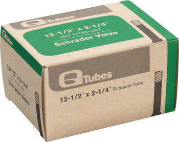 Q-Tubes 12-1/2" x 2-1/4" Schrader Valve Tube *Low Lead Valve*
