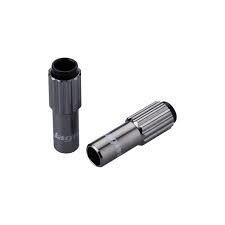 Jagwire Sport 4mm Mini Inline Cable Tension Adjusters Pair, Titanium