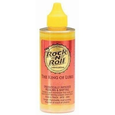 Rock-N-Roll Gold Bike Chain Lube - 4 fl oz, Drip