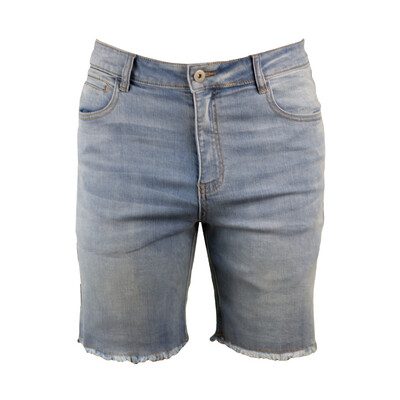 Handup Stretch Jorts- Medium light blue