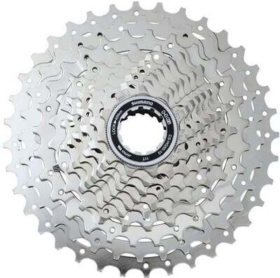 Shimano Deore M6000 CS-HG50 Cassette - 10 Speed, 11-36t, Silver, Nickel Plated