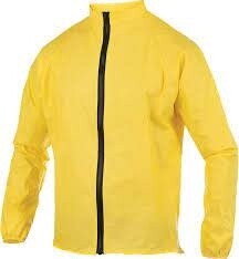 O2 Rainwear Cycling Rain Jacket: Yellow SM