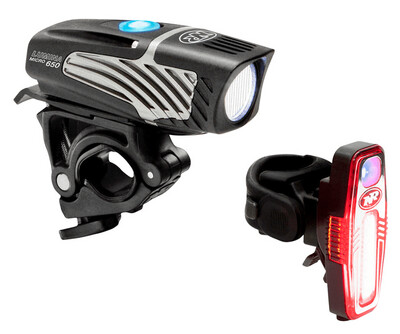 NiteRider Lumina Micro 650 and Sabre 110 Headlight and Taillight Set