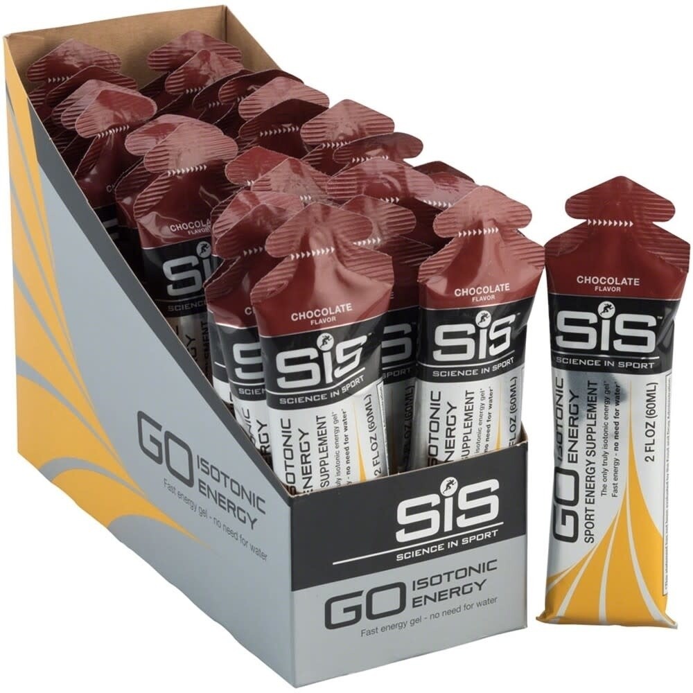 SiS GO Isotonic Energy Gel: Cherry, 60ml, each