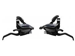 Shift Lever Shimano St-Ef500-2A 3X7 Speed V-Brake Black Set