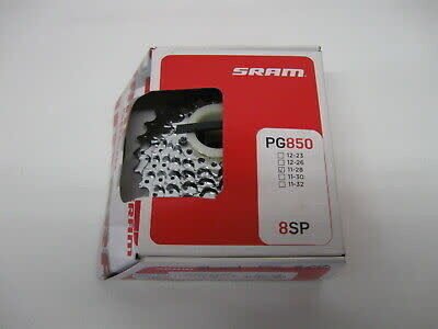 SRAM PG-850 Cassette - 8 Speed, 11-28t, Silver